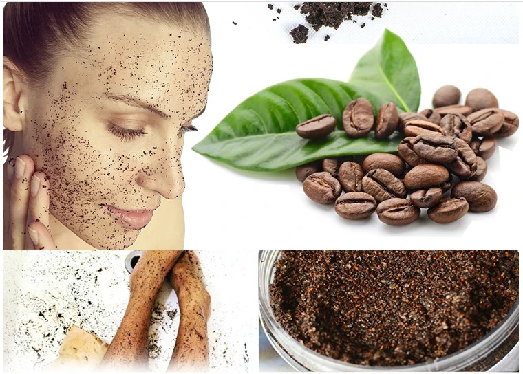 Wholesale Body Exfoliating Melao Private Label Jar Cellulite Coffee Face Scrub