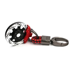 Wholesale Car Keychain Accessories Spinning New Disc Brake Rotor Keychain