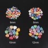 Wholesale Ceramic Beads 18 Color Half Heart Pearl Nail art Beads Mix Color 6mm-12mm 4 Sizes DIY Craft Flatback Pearls Stones