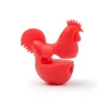 Wholesale Cheap Price Fox Run Silicone Rooster Pot Clip Holder Anti Hot Spoon Holder Rest Kitchen Tool