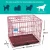 Import Wholesale Collapsible Metal Dog Cage Folding Pet Kennels Luxury Pet Display Dog Crates Nano Paint from China