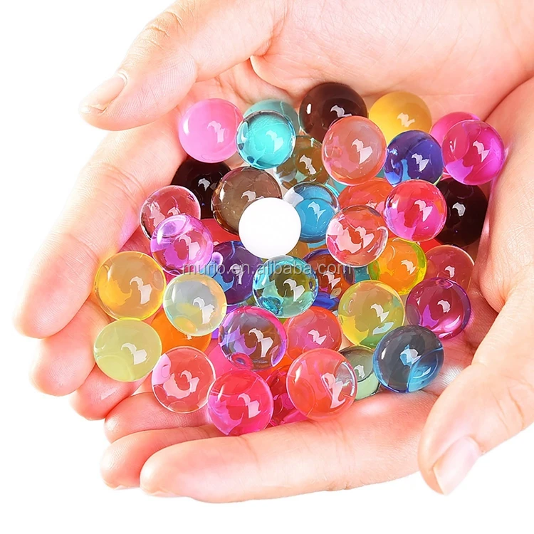 wholesale colorful mix  crystal soil shaped water beads water gel ball for decoration