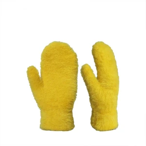 Wholesale Colourful Warm Soft Yarn Knitted Gloves Mittens Winter, Winter Mitten Gloves, Winter Mittens
