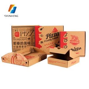 Wholesale Corrugated Cardboard Recycle Pizza Custom Printed Custom Box Low Price