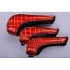 wholesale custom made PU leather golf clubs driver head cover sets headcovers