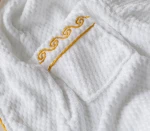 Wholesale Customized Waffle Pattern Hotel Cotton Men Women Bathrobe