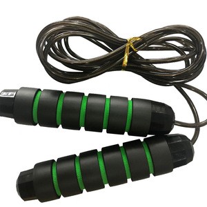 Wholesale exercise sports fitness adjustable pvc steel wire speed heavy weighted skipping jump rope