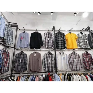 wholesale fashionable  brand mix clothing  clearance leftover clothing stock lots for men