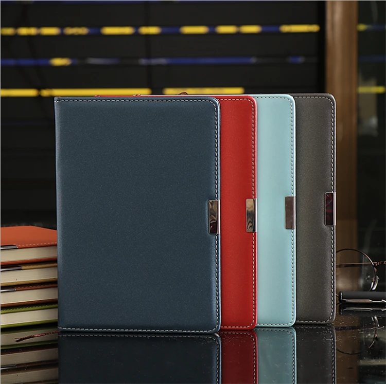 Wholesale functional leather journal book/leather note book custom size