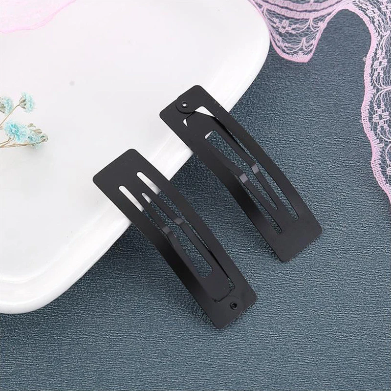 Wholesale Girls DIY Hair Snap Clips Metal Barrettes For Hair Decoration