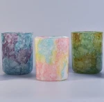 wholesale glass candle jar marble for candle making