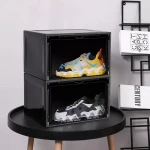 Wholesale High Quality Display Storage Plastic Clear Boxing Shoe Box