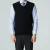 Import Wholesale high quality simple design warm solid v-neck knitted cashmere vest cashmere sweater for men from China