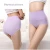 Import Wholesale high waist postpartum underwear women cotton underwear women panties pure color comfortable panty from China