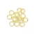 Import Wholesale jewellery Split Rings Connectors gold plated 925 sterling silver closed Jump Rings For jewelry making DIY accessories from China