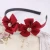 Import Wholesale ladies hair Toothed antiskid ribbon covered plastic flower hair band from China