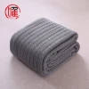 Wholesale Large Stock Plain Dyed Extra Cozy Soft Weighted Warm Knit Pattern Thick Modacrylic Sherpa Chair Throw Blanket