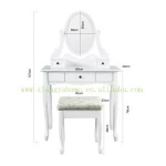 Wholesale Modern bedroom furniture  drawer organizer mirrored dresser