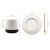 Import Wholesale new item ceramic cup and saucer set with spoon from China