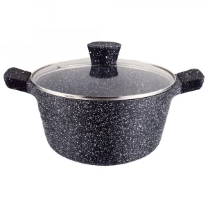 Wholesale Nonstick Cookware Easy-clean Aluminum Alloy Casserole Pot 32cm Kitchenware Cooking Pot