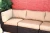 Wholesale outdoor patio furniture wooden sofa seat cushion