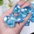 Import Wholesale Precious stone Aura light blue crystal gemstones Tumbled Stone Gravel crystals healing stones from China