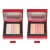 Import Wholesale Price Highlighter Private Label 3 Colors Makeup Brilliant Red Highlighting Powder from China