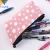 Import wholesale students korean style dot pencil bag, creative simple pencil from China