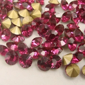 Wholesale Top Quality Crystal Beads Stones Loose Point Back Chaton For Jewellery Making/Dresses