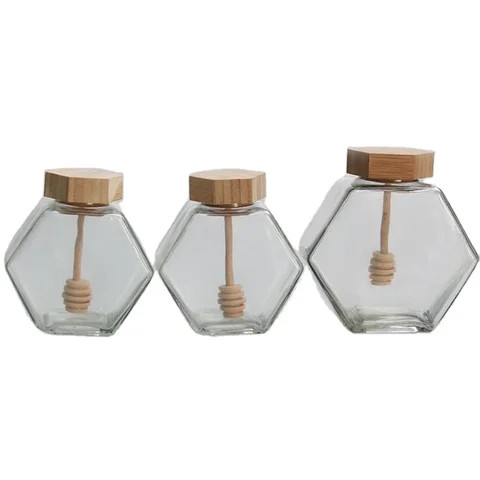 Buy Wholesale Unique 100ml Small Kitchen Bee Storage Containers Glass ...