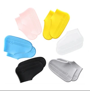 Wholesale Waterproof Non-Slip Silicone Rubber Rain Boot Shoe Covers Reusable For Walking