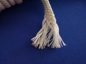 Wholesale white cotton hollow braided cords