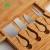 Wholesale Wooden Food Chop Bamboo Cheese Board With Knife Set