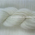 wholesale yak and silk raw hand knitting yarn worsted yak wool blended skein hank hand knit yarn