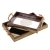 Import Wholesales Lilac Mirror Food Cake Tea Serving Tray For Hotel Restaurant Home With Handle from China