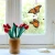Import Window Decoration Crafts  Metal Monarch Butterfly ExquisiteWall Decals Murals Wall Art  Stickers Unique shaped  removable from China