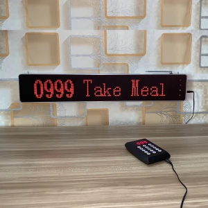 wireless pager calling system restaurant pager with LED display panel queue management device