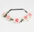 Import Women Girl Flower Wreath Headband Floral Crown Garland Halo for Wedding Festivals Beach Phot Prop with Elastic Ribbon from China