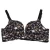 Import women seamless one-piece bra floral print padded bra laser cut bras wholesale from China