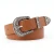 Import Women&#x27;s vintage Carved Pin buckle PU Leather belt casual fashion wild belt Jeans dress waistband from China