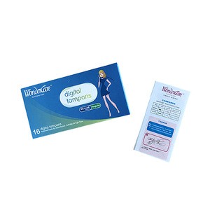 Wondercare Brand Regular Size   biodegradable  tampons  pads digital tampon  for hygiene use