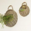 Wood hanging flower basket,flower pot baskets,hanging flower baskets