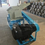 Wood log sawdust making machine wood crusher into sawdust wood crusher out sawdust