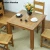 Import wooden dining table sets solid wood square tables dining room furniture Natural wood Japanese style from China