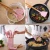 Import Wooden handle Silica gel Kitchenware 12 pieces Not sticky Spatula kitchen tool cooking Shovel spoon Baking set from China