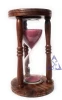 Wooden Sand Timer Hourglass Showpiece 30 Minutes Gifted Sand Timer