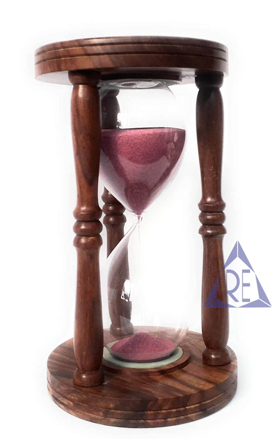 Wooden Sand Timer Hourglass Showpiece 30 Minutes Gifted Sand Timer