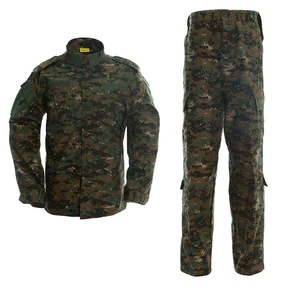 Woodland camo ACU uniform CamouflageTactical Combat Army Military Uniform