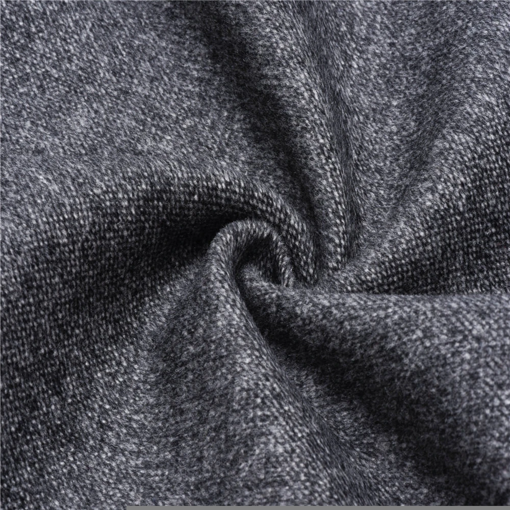 wool plaid melton fabric double faced fleece woolen fabric best price wool fabric supplier