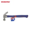 WORKPRO 16OZ CURVED CLAW HAMMER WITH FIBERGLASS HANDLE